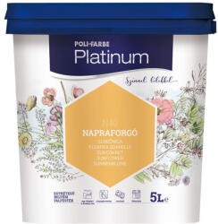 POLI-FARBE Platinum napraforgó 5 l színes beltéri falfesték 30101081 (30101081)