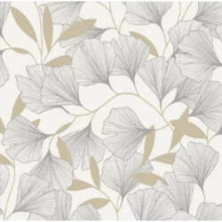 GRANDECO Levélmintás ezüst vlies tapéta Attitude /Grandeco A64401 A64401 (A64401)