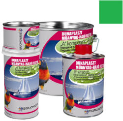 EGROKORR Műanyag Hajófesték Dunaplaszt zöld RAL 6029 A komponens 2, 5 kg + B komponens 0, 5 kg 101947 (90612)