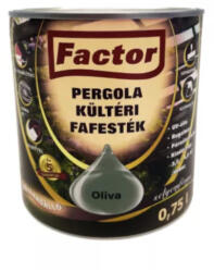 Festék Bázis Factor Pergola oliva 0, 75 l kültéri fafesték 688 (688)