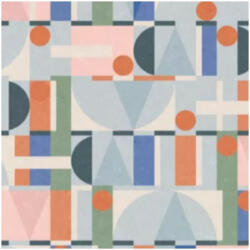 MARBURG Geometriai mintás kék színárnyalatú vlies tapéta Leyla/Novamur 81647 81647 (81647)