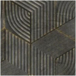 NOVAMUR Geometriai mintás fekete színárnyalatú Vlies tapéta Kylie 81619 81619 (81619)