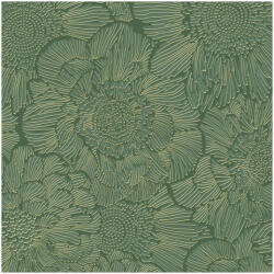 GRANDECO Virágmintás zöld színárnyalatú vlies tapéta Tempo A56403 A56403 (A56403)