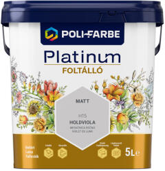 POLI-FARBE Platinum Foltálló Holdviola H15 5l beltéri latex falfesték 1010107057 (1010107057)