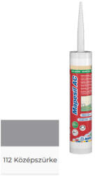 Mapei Szaniter szilikon 112 Középszürke Mapesil AC 310 ml 7201 (7201)