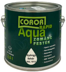 Festék Bázis Coror Rapid Aqua VÍZBÁZISÚ Zománcfesték Gyöngyfehér RAL 1013 2, 5l 149 (149)