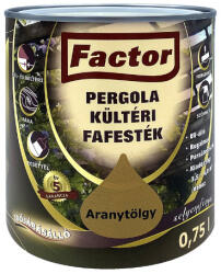 Festék Bázis Factor Pergola aranytölgy 0, 75 l kültéri fafesték 255 (255)