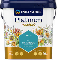 POLI-FARBE Platinum Foltálló Kék hortenzia K60 5l beltéri latex falfesték 1010107060 (1010107060)