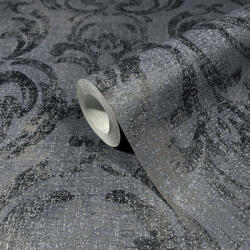 NOVAMUR Virágmintás fekete színű vlies tapéta Jackie 6830-40 6830-40 (6830-40)