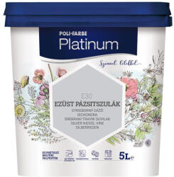 POLI-FARBE Platinum ezüst pázsitszulák 5l színes beltéri falfesték 1010101077 (1010101077)