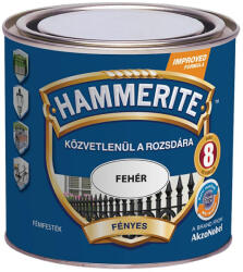 Akzo Nobel Hammerite közvetlenül rozsdára festék fehér fényes 0, 25 l 5094090 (5094090)