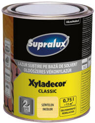 AKZO NOBEL Supralux Xyladecor Classic oldószeres színtelen 0, 75l vékonylazúr 5164241 (5164241)