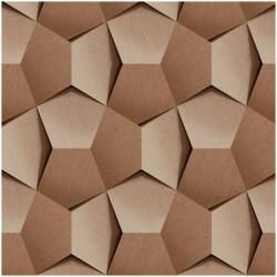 GRANDECO 3D mintás barna színárnyalatú vlies tapéta Tempo A54602 A54602 (A54602)