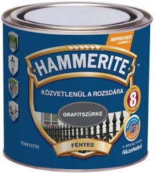 Akzo Nobel Hammerite közvetlenül rozsdára festék grafitszürke RAL 7016 fényes 0, 25 l 5126229 (5126229)