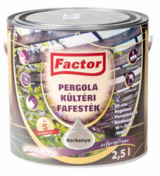 Festék Bázis Factor Pergola berkenye 2, 5 l kültéri fafesték 695 (695)