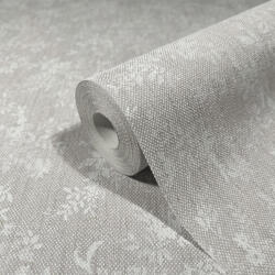 NOVAMUR Levélmintás szürke színű vlies tapéta Jackie 6822-40 6822-40 (6822-40)