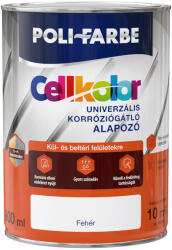 POLI-FARBE Cellkolor Univerzális Korróziógátló Alapozó fehér színben 0, 8l 2030103002 (2030103002)