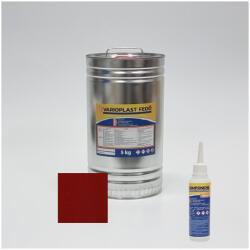 ABLONCZY Műgyanta Padló Varioplast fedő önterülő padlóhoz oxidvörös 5 kg + B komponens 100 ml
