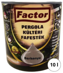 Festék Bázis Factor Pergola berkenye 10 l kültéri fafesték 696 (696)
