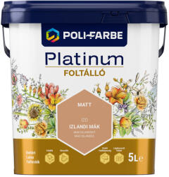 POLI-FARBE Platinum Foltálló Izlandi mák I20 5l beltéri latex falfesték 1010107059 (1010107059)