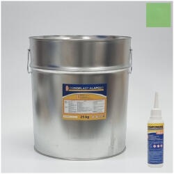 ABLONCZY Műgyanta Padló Varioplast fedő önterülő padlóhoz világoszöld 25 kg + B komponens 5X 100 ml 107633 (107633)