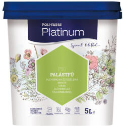 POLI-FARBE Platinum palástfű 5 l színes beltéri falfesték 30101135 (30101135)