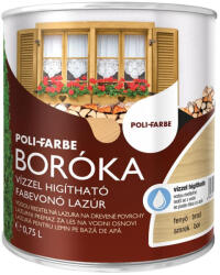 POLI-FARBE Boróka vizes bázisú lazúrfesték választható színben és kiszerelésben (4489)