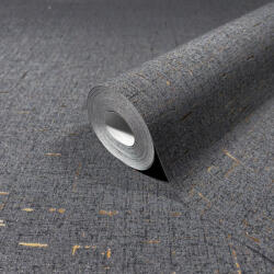 MARBURG Egyszínű fekete színárnyalatú vlies tapéta City Romance/Marburg 35111 35111 (35111)