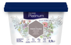 POLI-FARBE Platinum fekete tulipán 2, 5 l színes beltéri falfesték 50101155 (50101155)