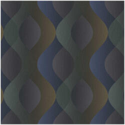 SINTRA Hullám mintás kék színárnyalatú vlies tapéta Evora 459041 459041 (459041)