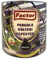 Festék Bázis Factor Pergola wenge 2, 5 l kültéri fafesték 270 (270)