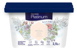POLI-FARBE Platinum fátyolka 2, 5 l színes beltéri falfesték 30101119 (30101119)