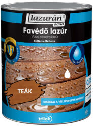 TRILAK Vékonylazúr vizes Lazurán Aqua 3: 1 teak 0, 75l 370870 (370870)