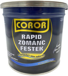 Festék Bázis Coror Rapid matt fekete 2, 5 l Zománcfesték RAL 9005 340 (340)