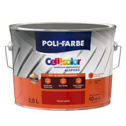 POLI-FARBE Cellkolor Univerzális Korróziógátló Alapozó oxidvörös színben 2, 5l