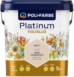 POLI-FARBE Platinum Foltálló Erdei tündérfürt ET20 5l beltéri latex falfesték 1010107054 (1010107054)