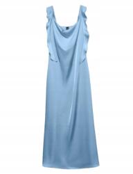 VERO MODA kék ruha, fodros, Size M