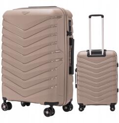 Wings Bőrönd Nagy tágas Kemény Wings poggyász Rögzített repülőgéphez 4 kerék (PHX01-M-CHAMPAGNE)