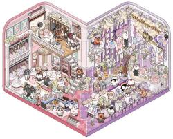 Simno - Romantikus esküvő - matricajelenet 2 darabos kirakó (6941776322016)