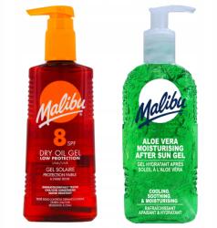 Malibu SPF8 bronzosító gél 200ml Aloe napozás utáni gél 200ml