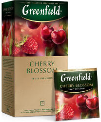  White Lake Kft Greenfield Fruit tea 25*-2g Cherry Blossom - vegyesbolt