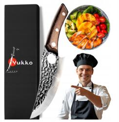 Yukko Japan Vadászkés Japán Kézzel kovácsolt kés Precíziós vágás Nagyon éles (Nóż Myśliwski Ręcznie Kuty Profesjonalny)