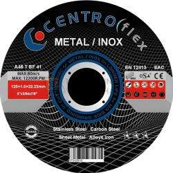 FLEX vágókorong fémre INOX 125x1, 0 Centroflex