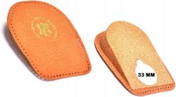  G11-24 Barna Korrekciós Sarokemelő Betét Sarkantyúhoz Anatómiai 3, 3cm 33 MM (ORTOPEDYCZNE KLINY POD PIĘTY HEEL CORK 3,3 CM)