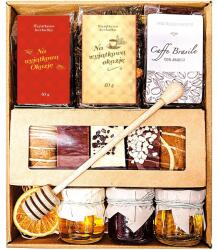 Spichlerz Zdrowia Ajándékkosár Ajándék Méz Tea Karácsony Születésnap