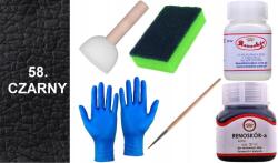  Fekete Cipőfesték sima bőrhöz Wilbra Lakklemosó G10-01 szett (Zestaw Farba RENOSKÓR do skóry ZMYWACZ Gąbka)