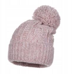 Majka Női Téli Sapka Pomponnal Kitekerhető Angora 8% Gyapjú 5% Gyapjú Bézs