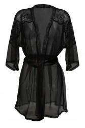 Dkaren Fürdőköpeny Costance Fekete, L (5903251394407)