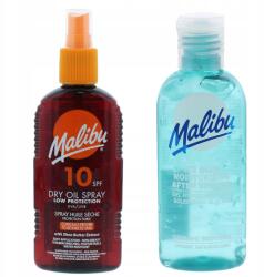Malibu SPF10 Bronzosító Olaj Spray 200ml Napozás utáni gél 100ml