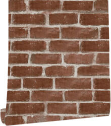 Nela-Styl Öntapadós Tégla Tapéta 3D Vinil Tégla Utánzat 45cm x 10m (tapeta01_5428-2 płytki pvc z klejem panele)
